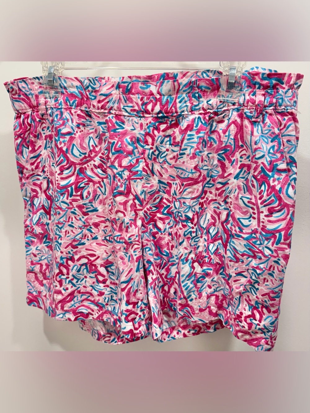 STELLA PARKER Women’s Linen Tropical Resortwear Shorts